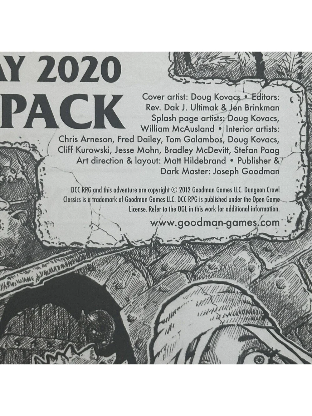 Goodman DCC RPG DCC Day 2020 - Adventure Pack EX